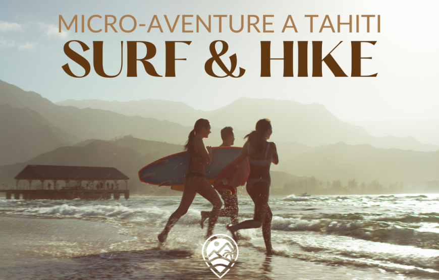 Microaventure Hike & Surf à Mahina – 1 journée